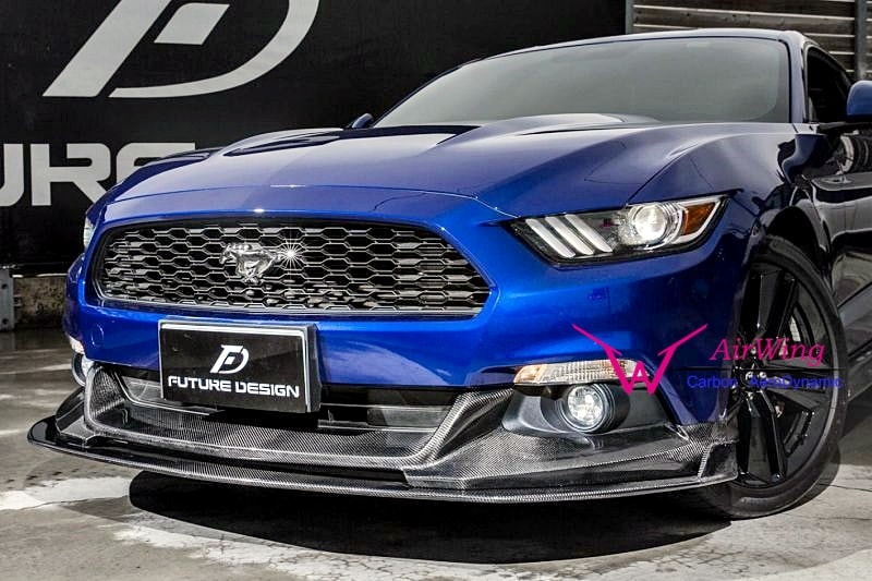 Mustang - HP style Carbon Front Lip Spoiler 05